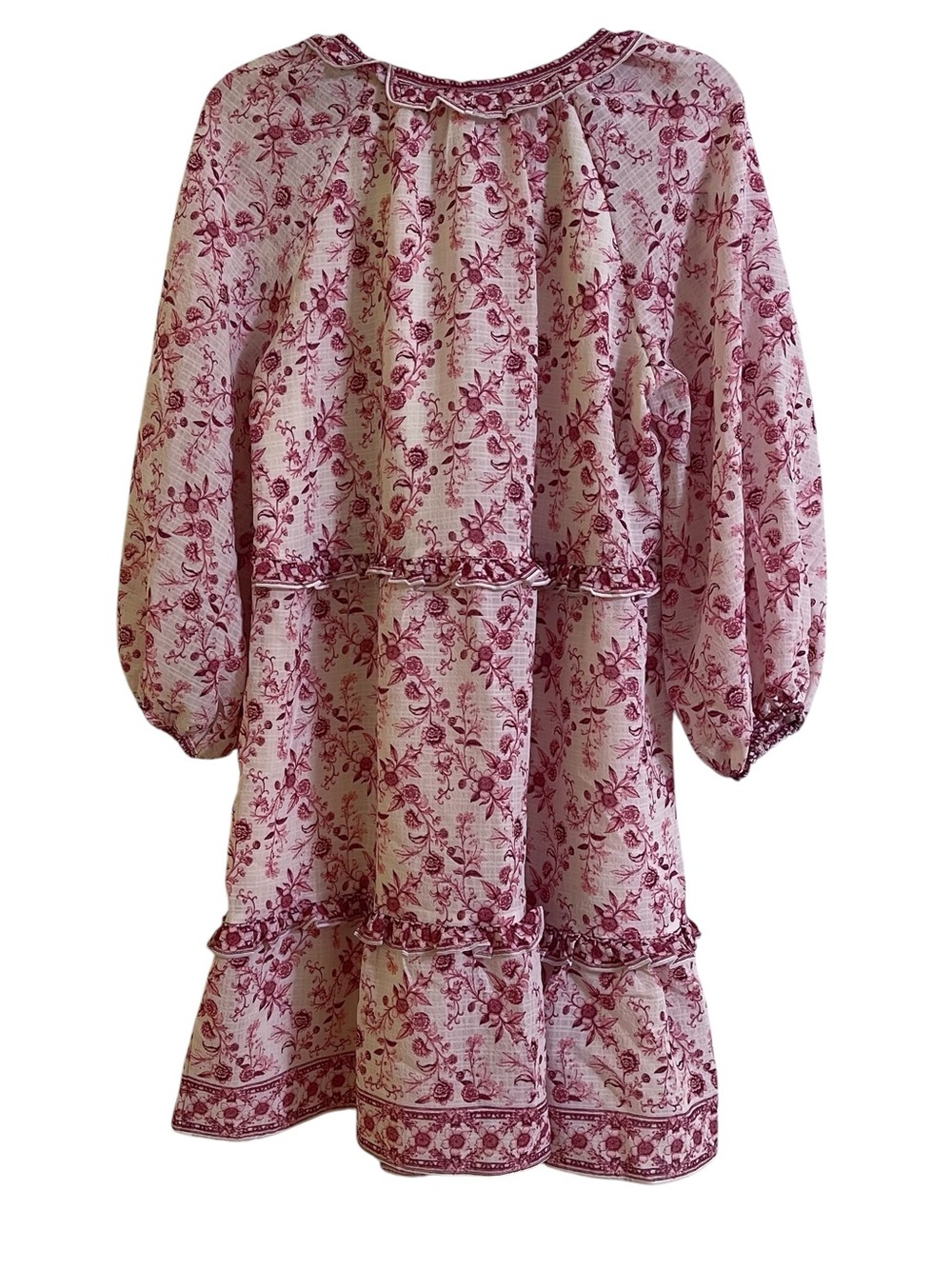 Max Studio London Cream and Red Floral Mini Dress NWOT
Size M - Picture 3 of 8